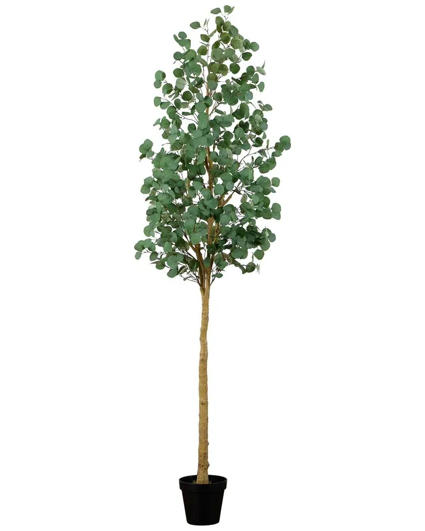 8ft Artificial Eucalyptus Tree - Green