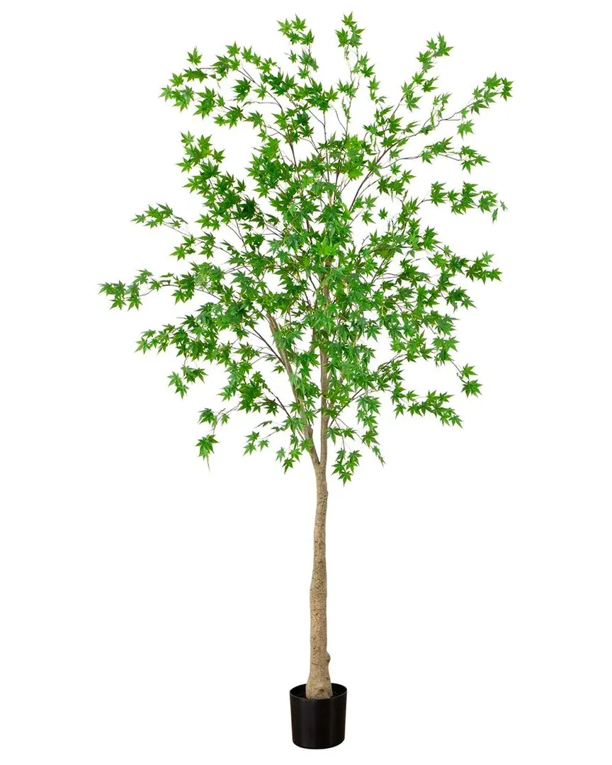 8ft Artificial Maple Tree - Green