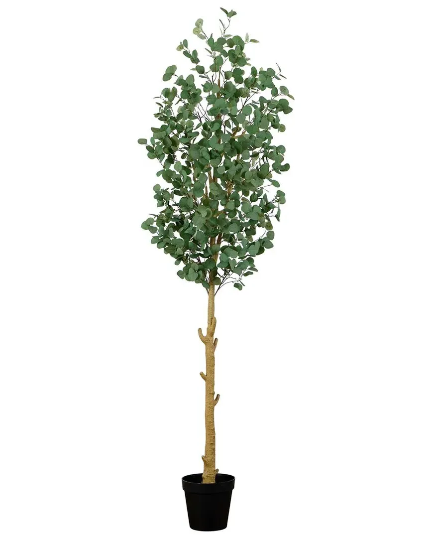 9ft Artificial Eucalyptus Tree - Green image
