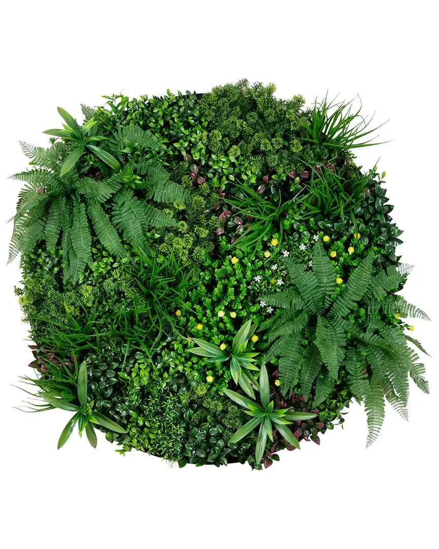 Amalfi Coast Artificial Living Wall Art Panel - Green