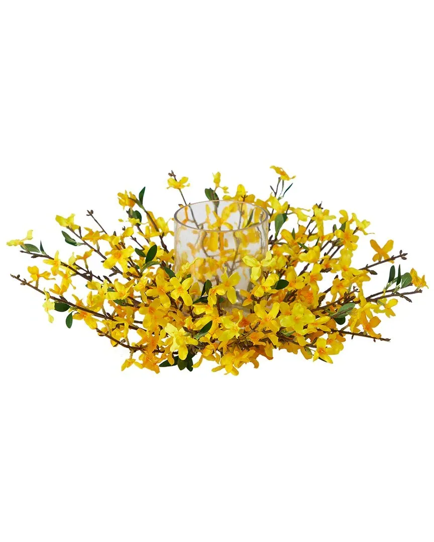 Artificial Forsythia Candelabrum - Yellow image