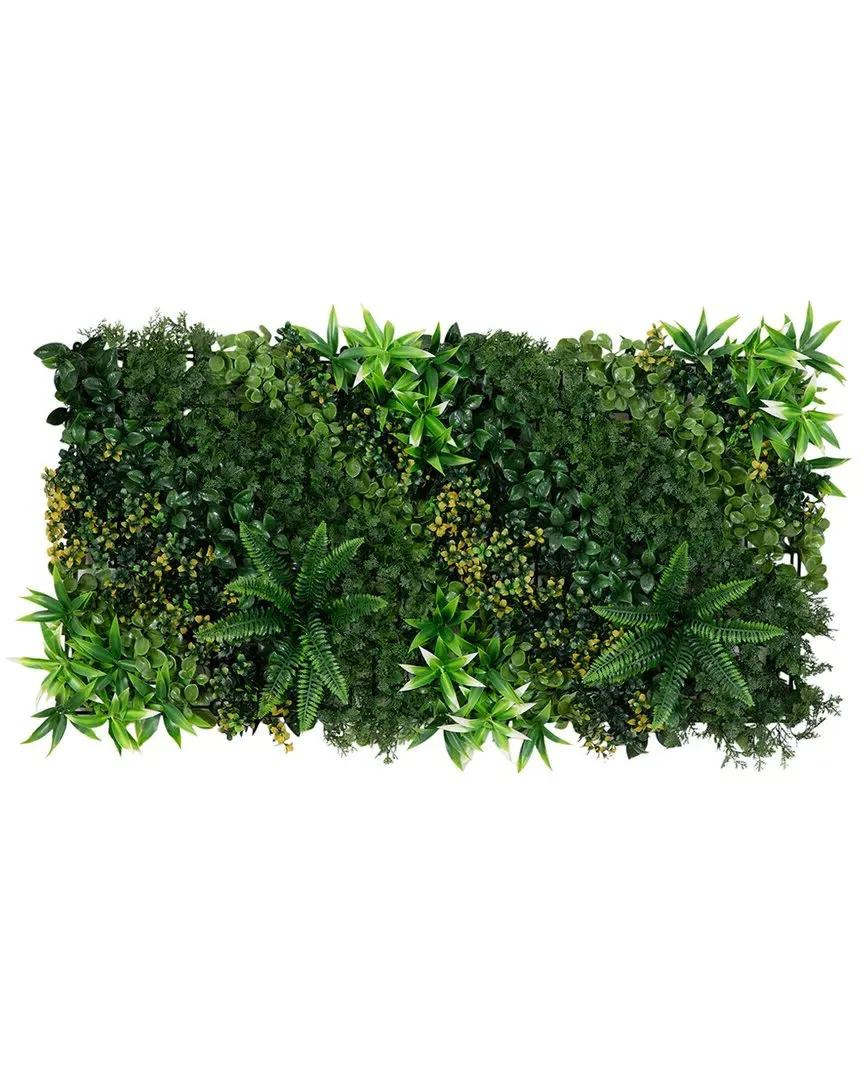 Hawaiian Islands Artificial Living Wall Panel - Green