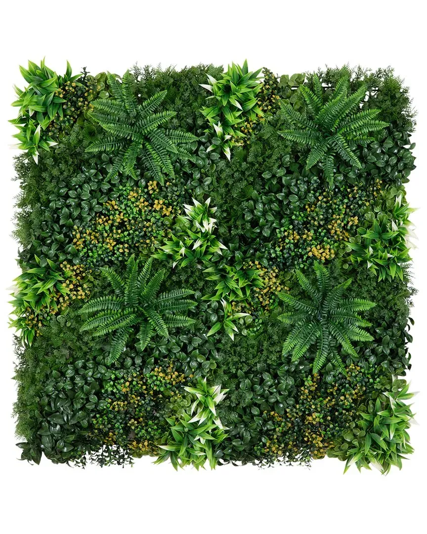Hawaiian Islands Artificial Living Wall Panel - Green