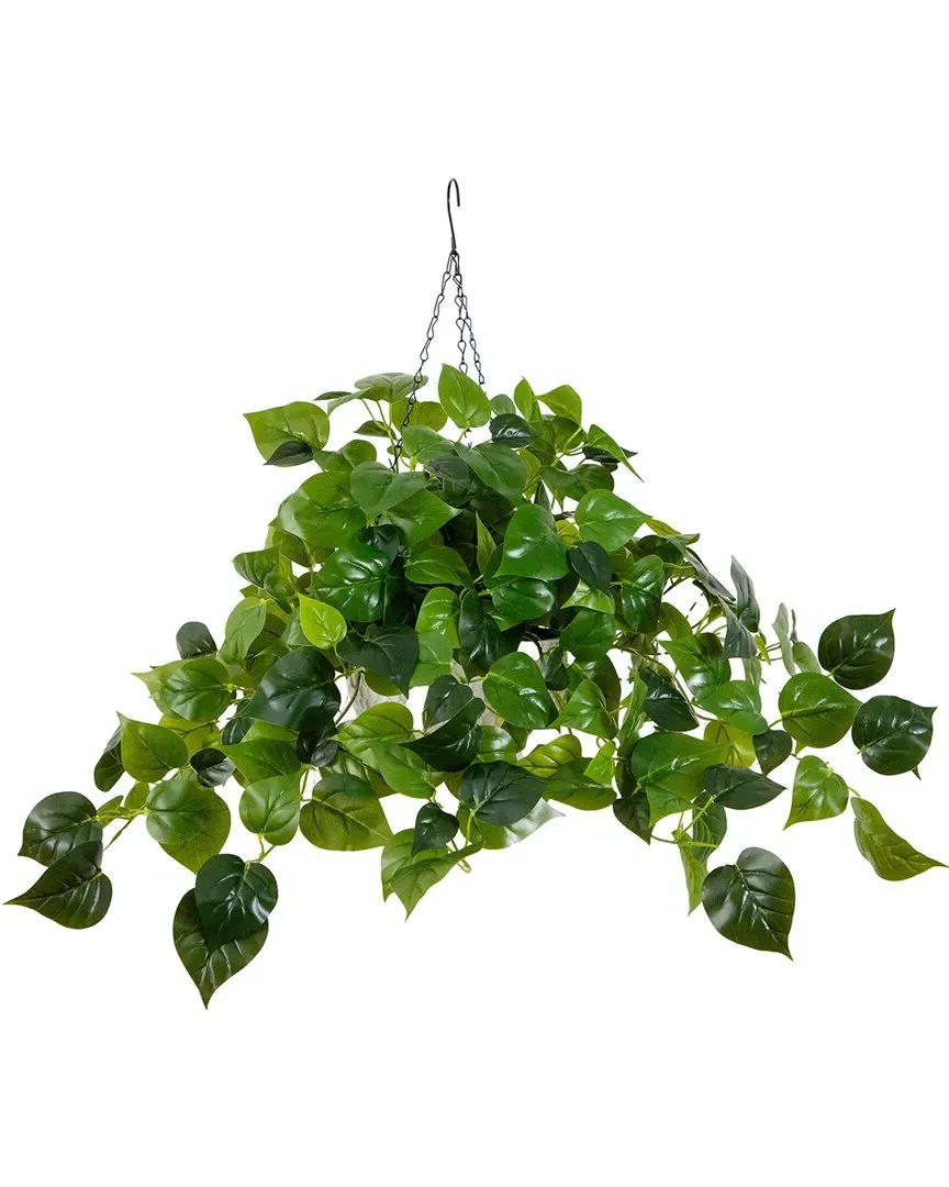 Indoor/Outdoor UV-Resistant Artificial Philodendron with LED Lights image
