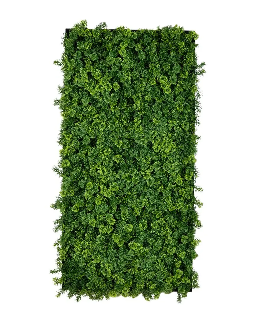 Irish Green Meadow Artificial Living Wall Panel - Green, Aluminum
