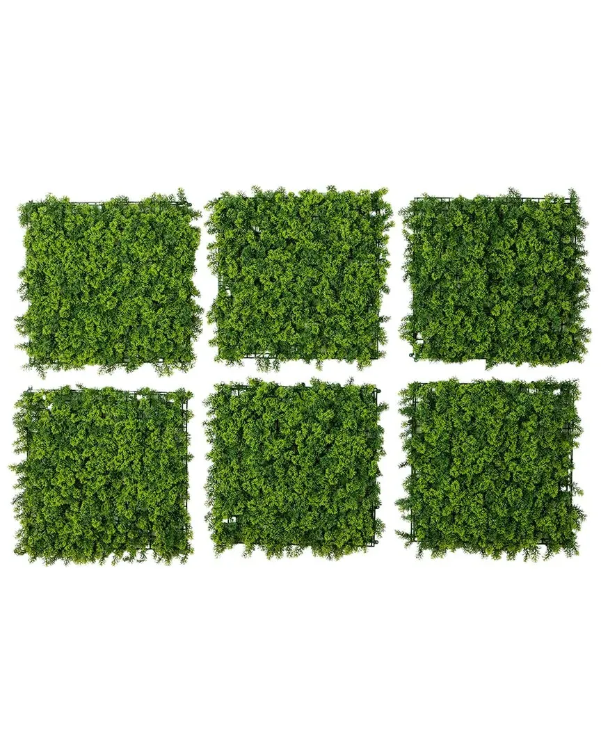 Irish Green Meadow Artificial Living Wall Panel Set - Green