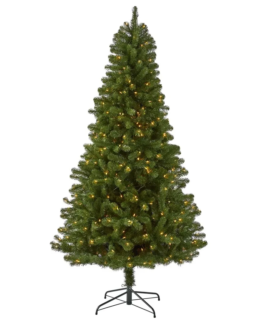 Nearly Natural 7.5Ft Virginia Fir Artificial Christmas Tree - Green image