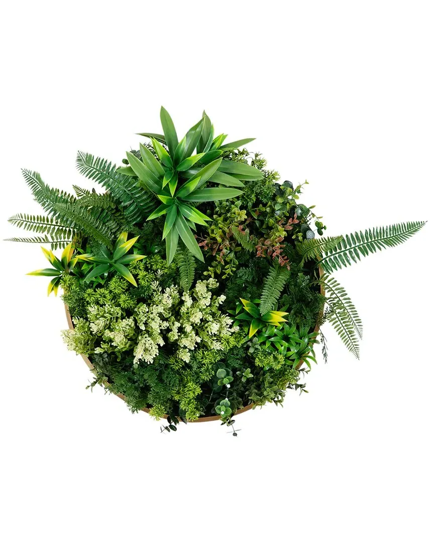 Queensland Rainforest Artificial Living Wall Art Panel - Green