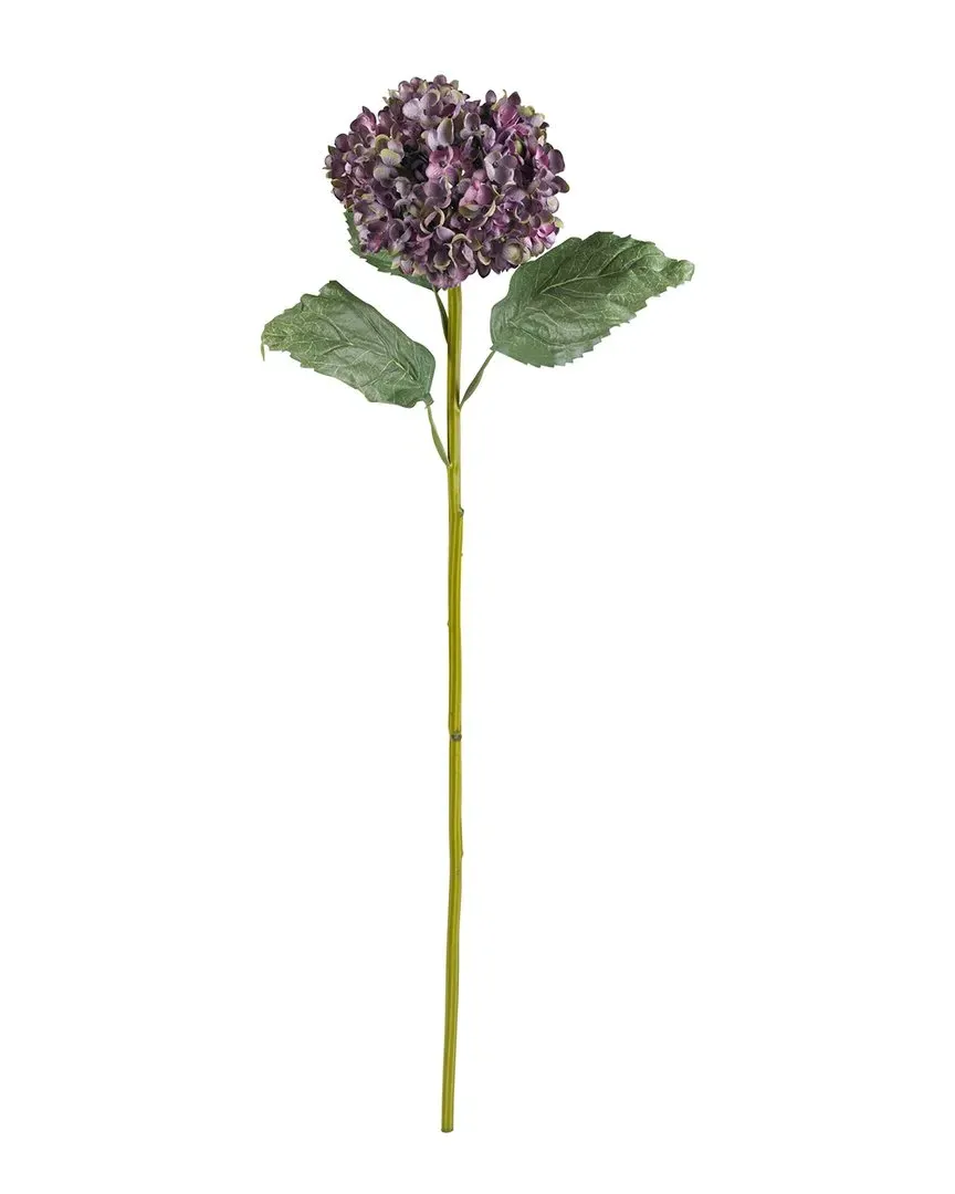 Set of 4 30in Hydrangea Artificial Flowers - Purple image