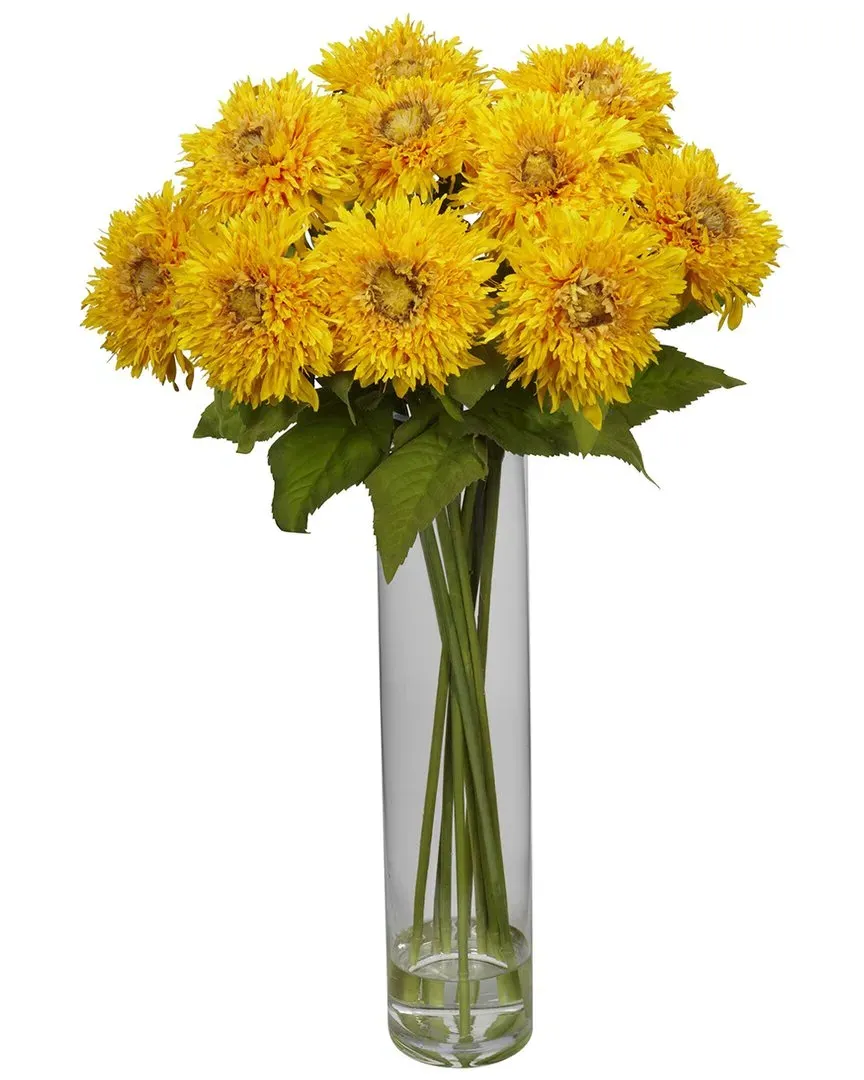 Sunflower Cylinder Arrangement - Yellow