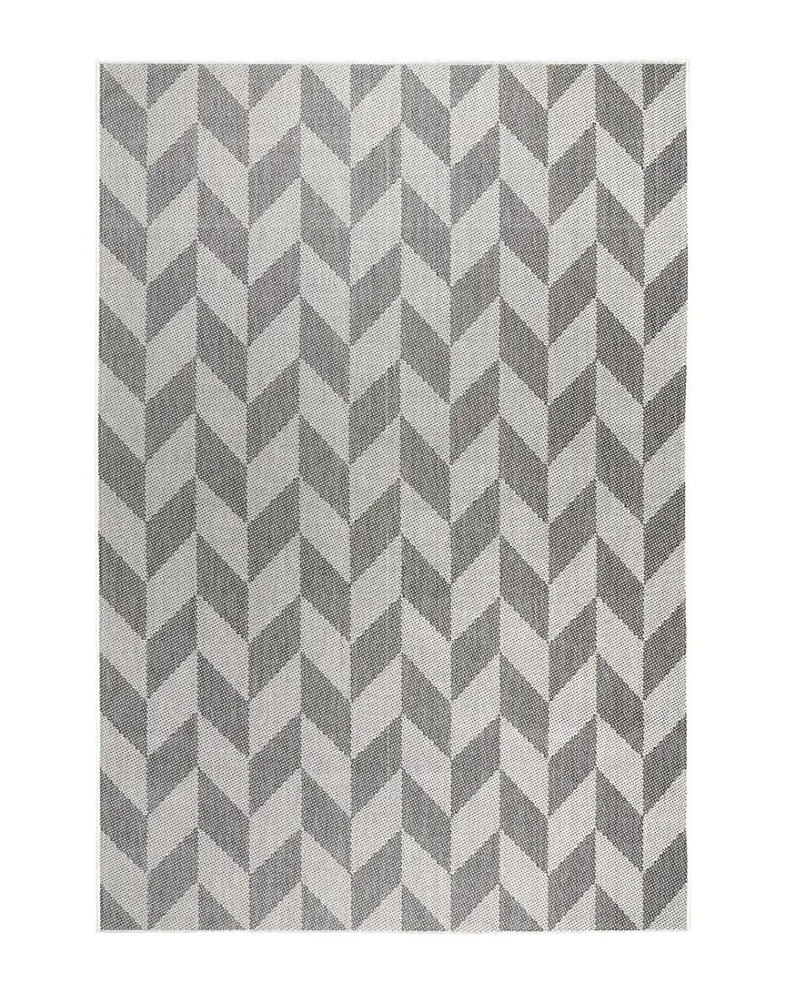 New York Patio Country Calla Indoor/Outdoor Rug - Black