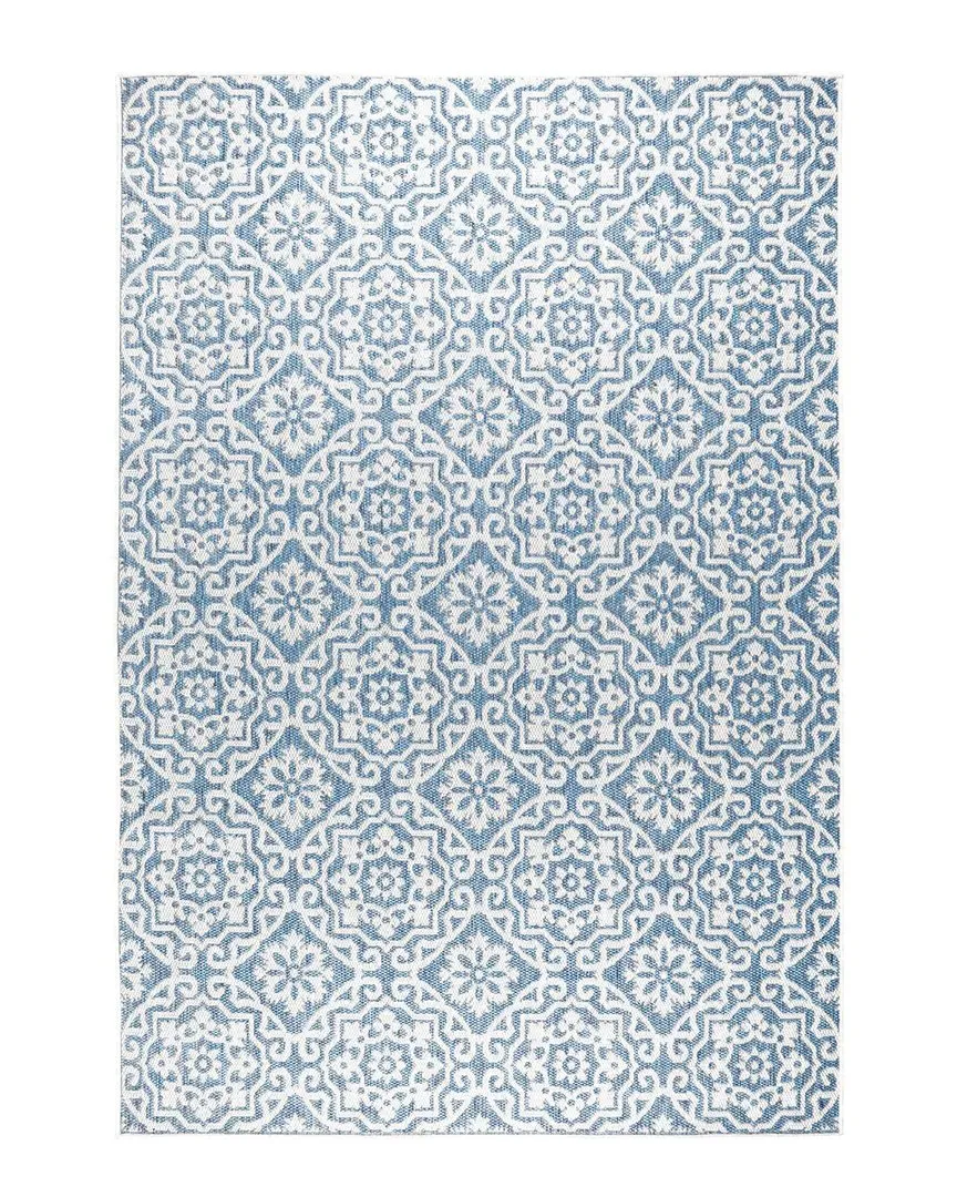 New York Patio Country Danica Indoor/Outdoor Rug - Blue