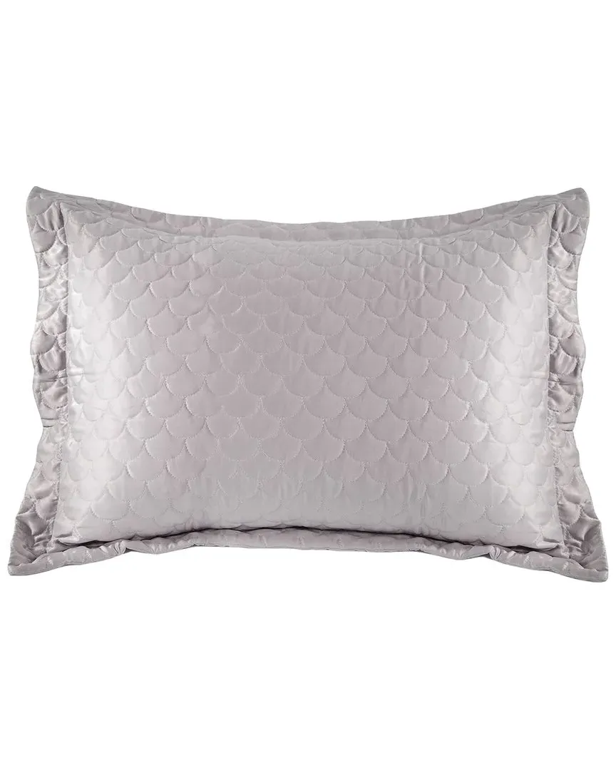 Quilted Sham with Envelope Closure - Pewter, Polyester
