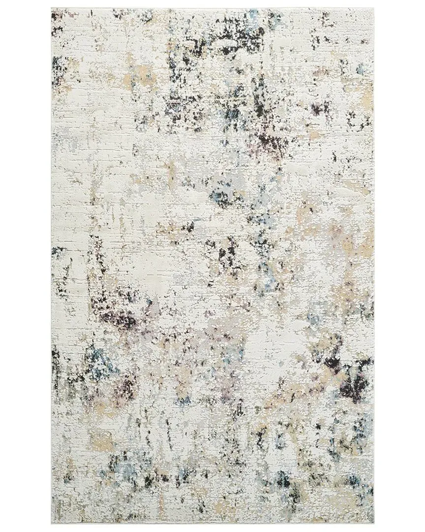 Pablo High-Low Area Rug - Ivory, Polyester