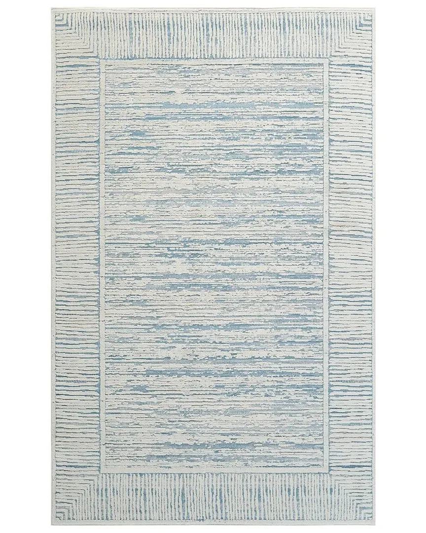 Savannah High-Low Area Rug - Blue, Polyester image