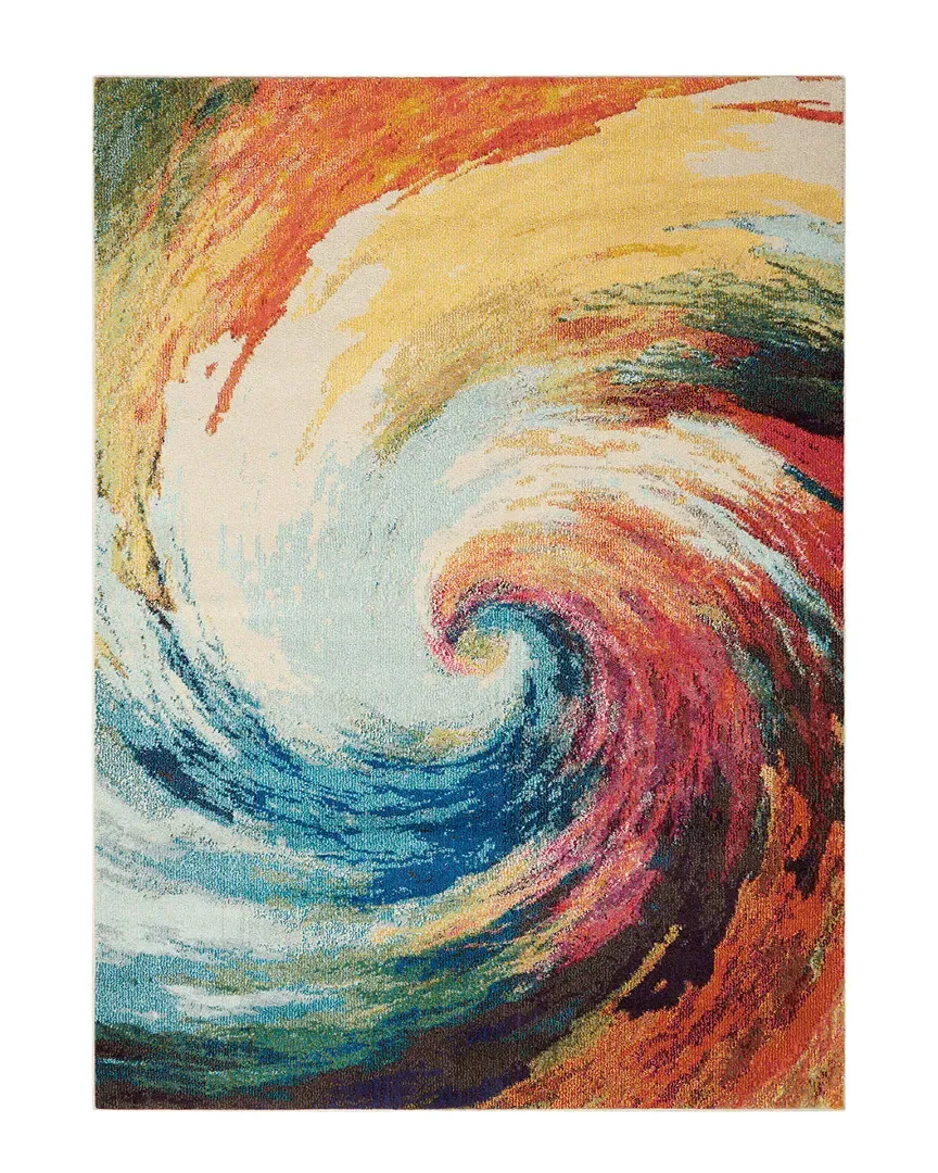 Celestial Rug - Wave Pattern, Polypropylene