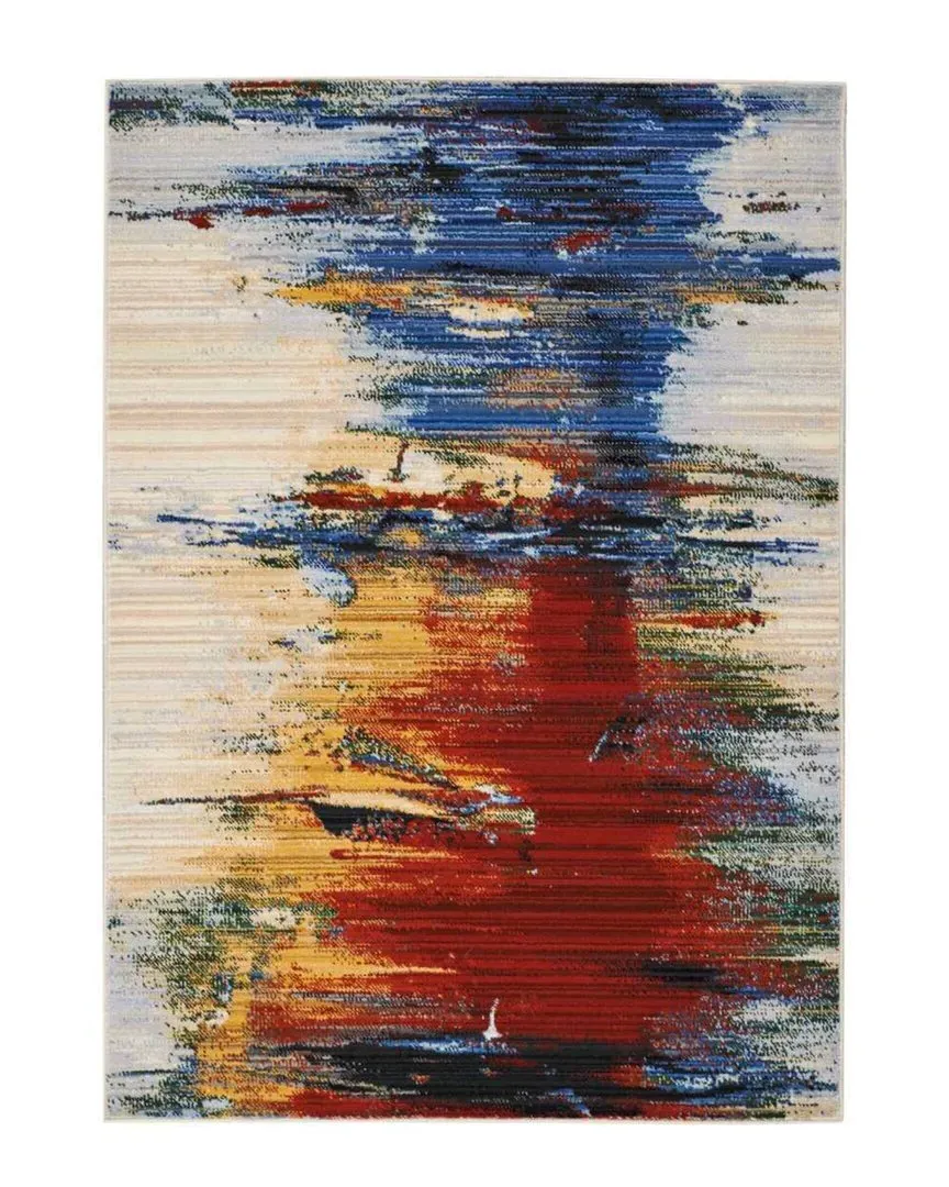 Chroma Wool-Blend Rug - Crimson image