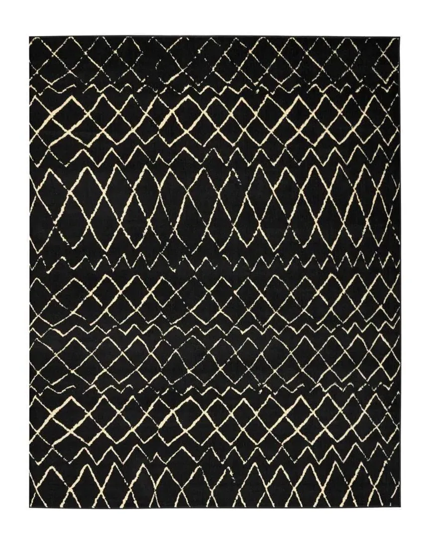 Grafix Area Rug - Black, Polypropylene
