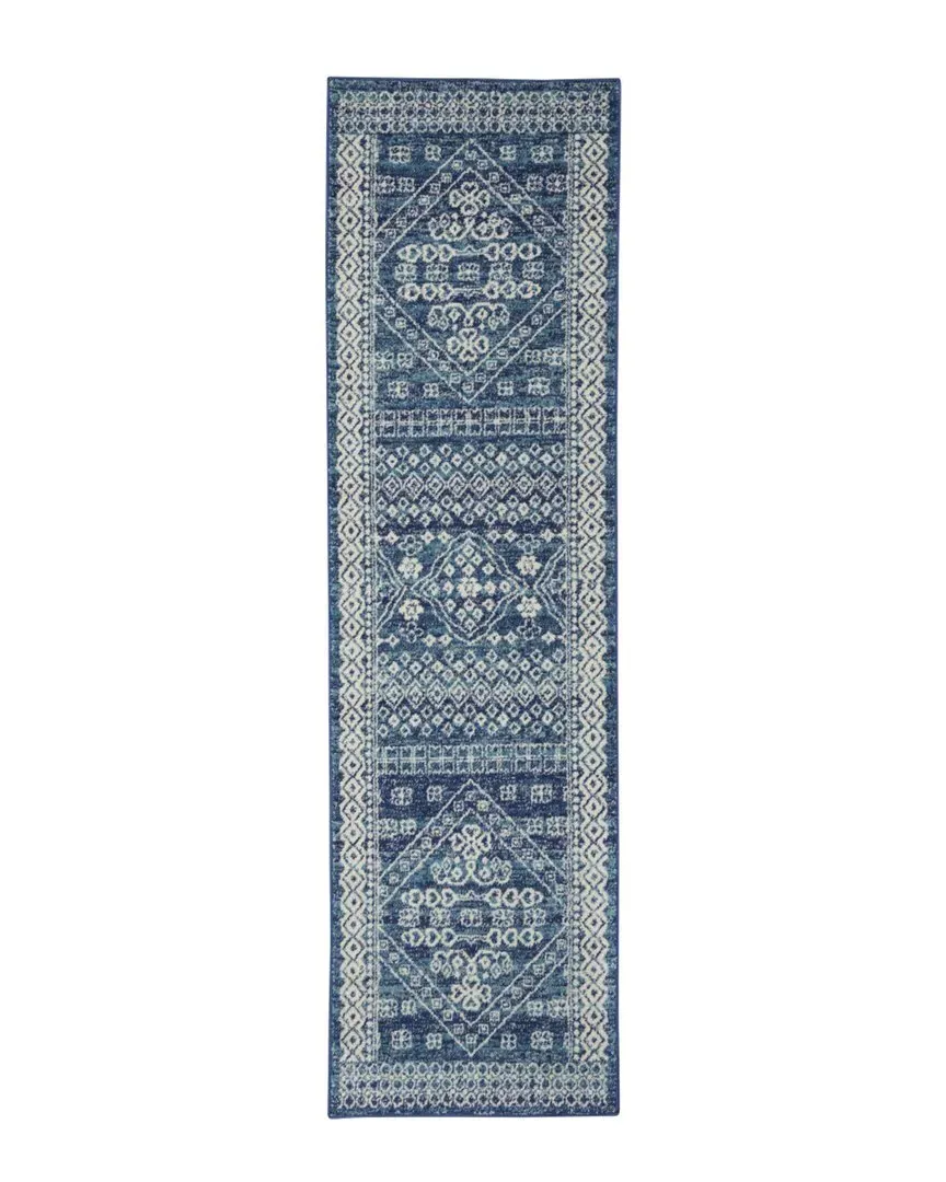 Passion Runner Rug - Navy, Polypropylene image