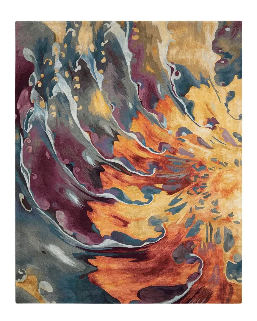 Prismatic Wool-Blend Rug - Multicolor