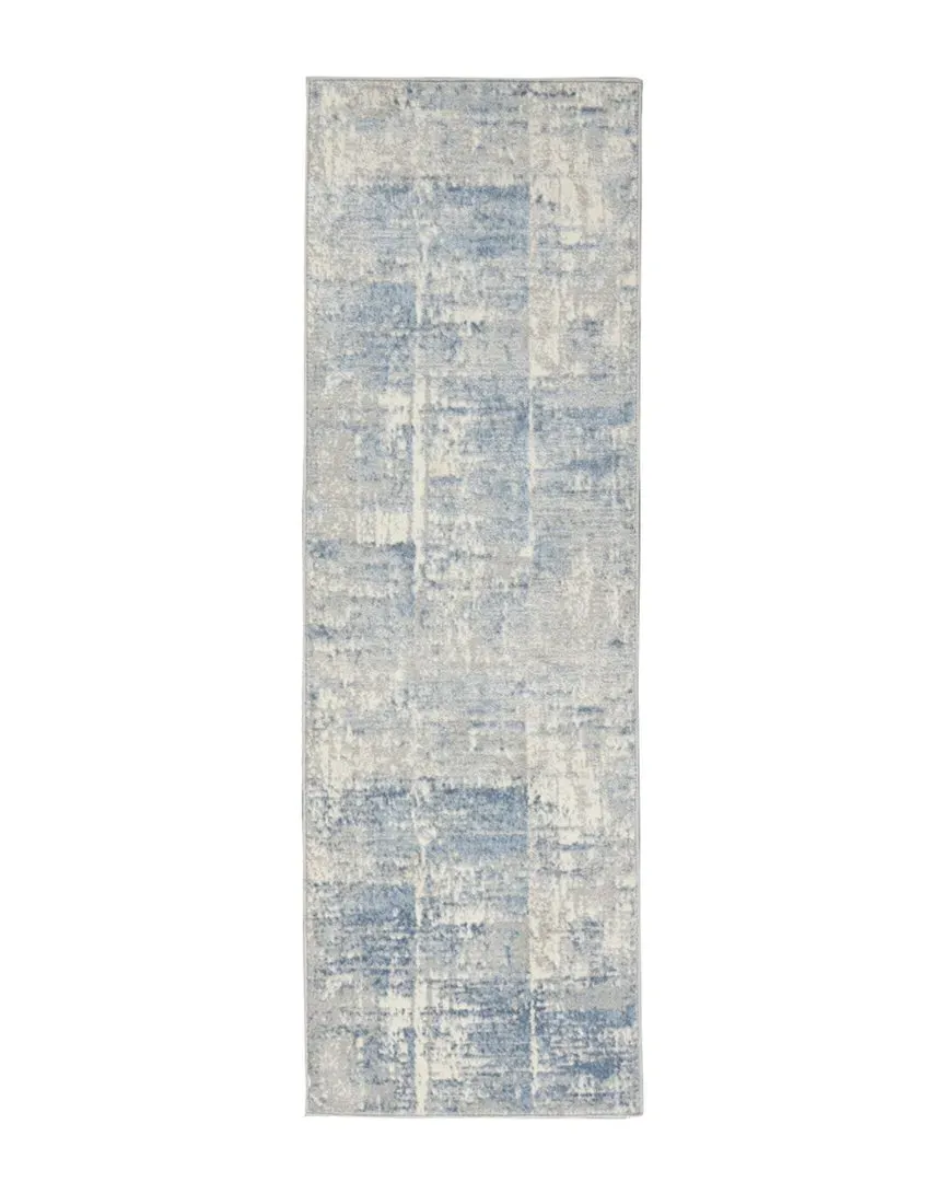 Solace Area Rug with Distressed Finish - Ivory, Polyester image