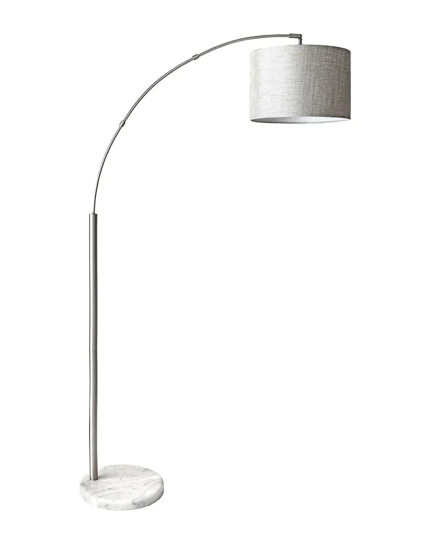 69in Marble Lori Floor Lamp - Silver image