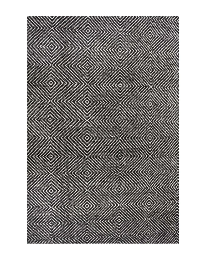 Ago Hand-Tufted Wool Rug - Black image
