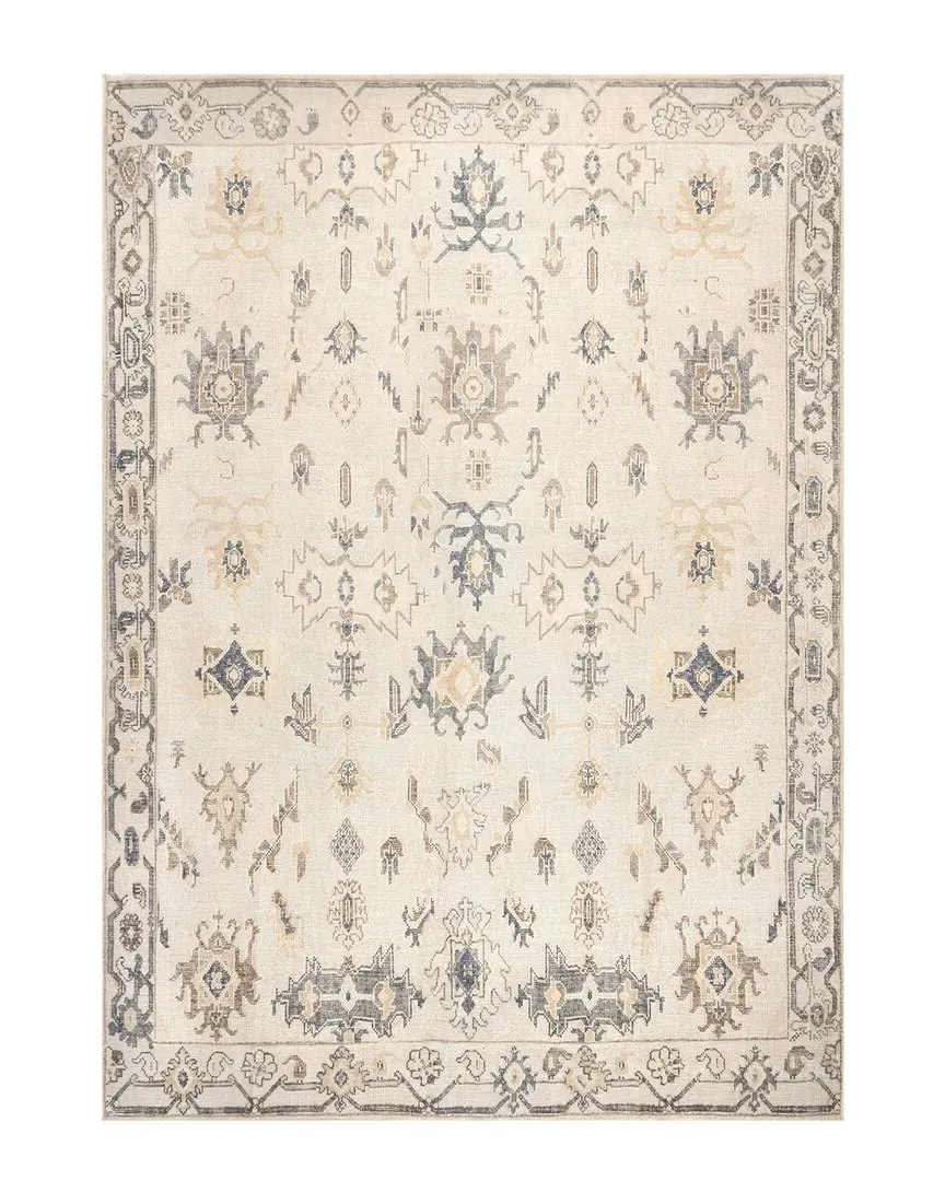 August Tribal Washable Rug - Grey, Polyester