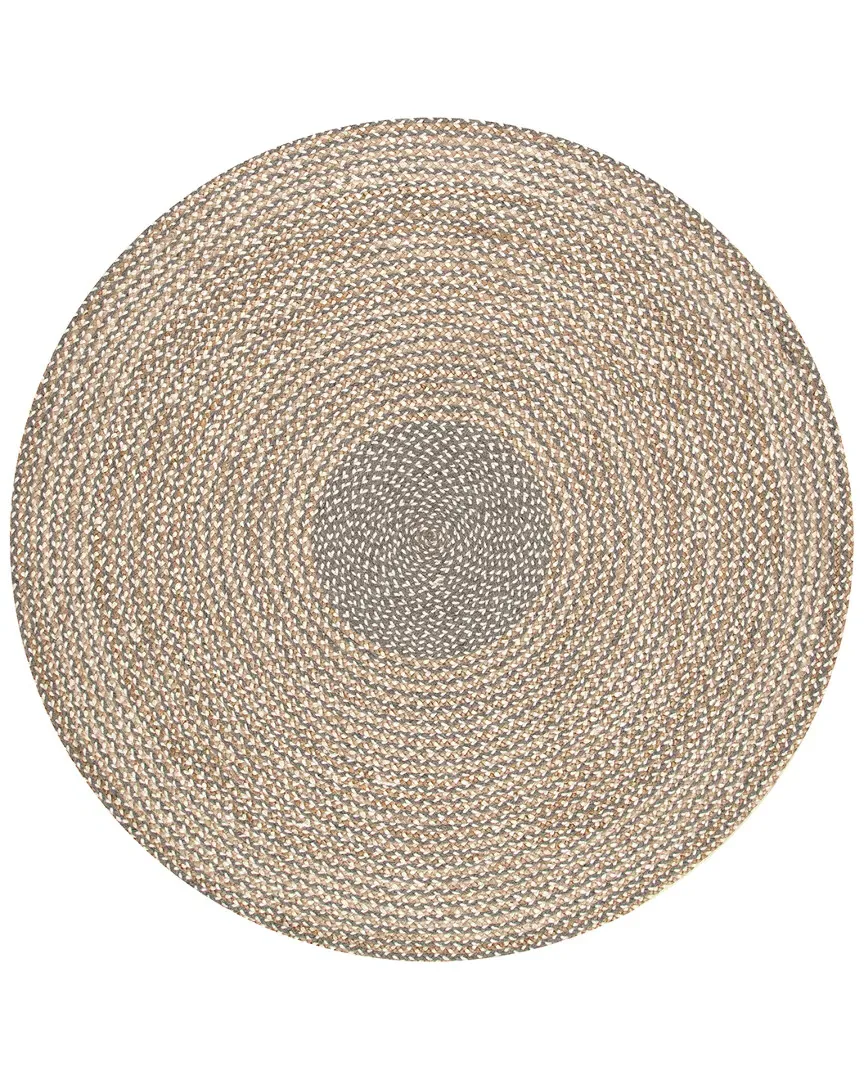 Braided Draya Jute Braided Rug - Grey image