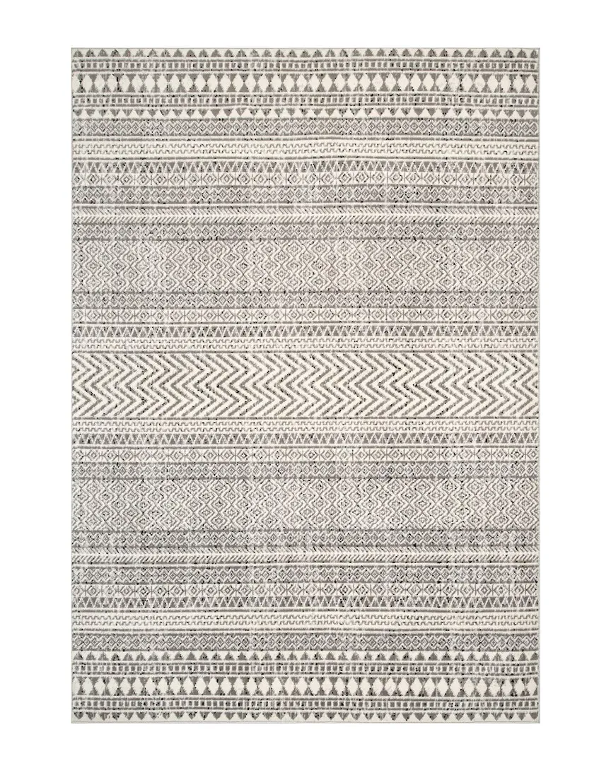 Catherine Henna Tribal Bands Rug - Polypropylene