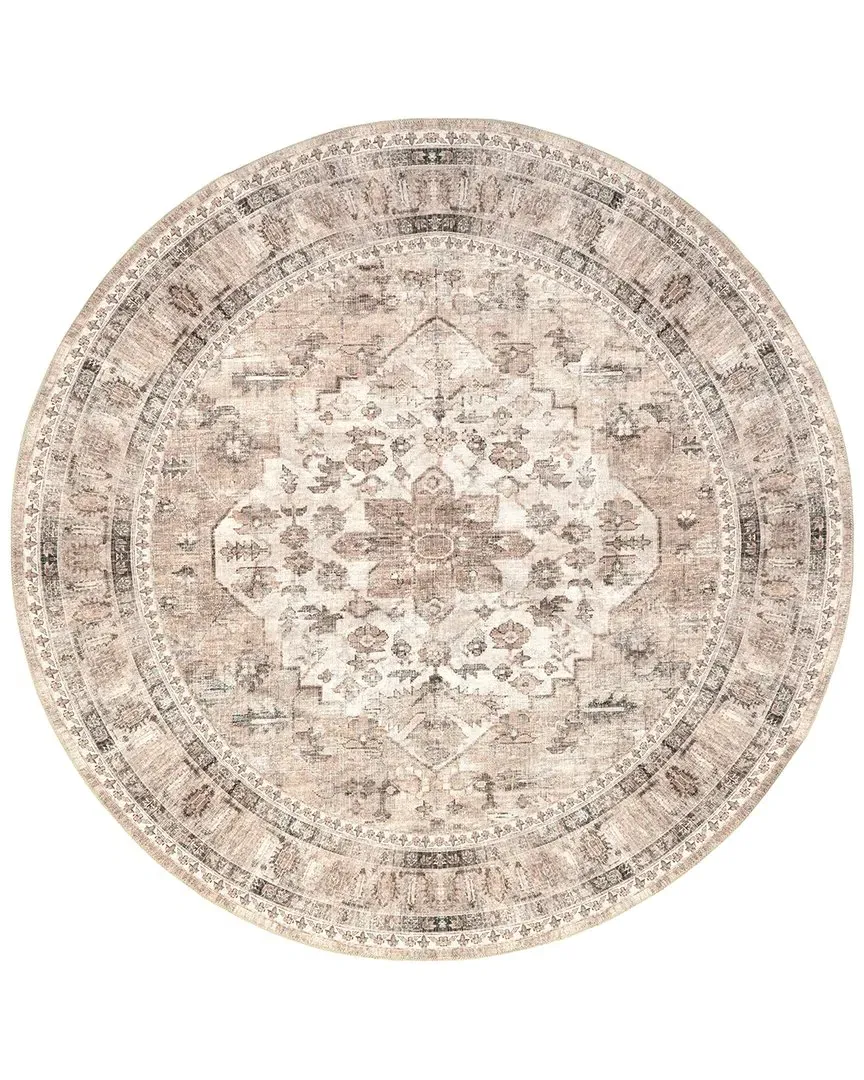 Davi Faded Spill Proof Machine Washable Area Rug - Polyester image