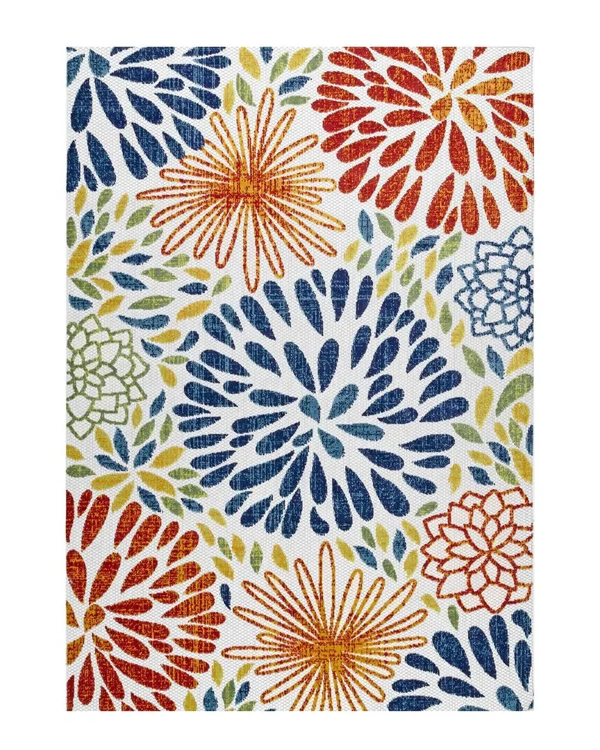 Floret Indoor/Outdoor Area Rug - Multi, Polypropylene image