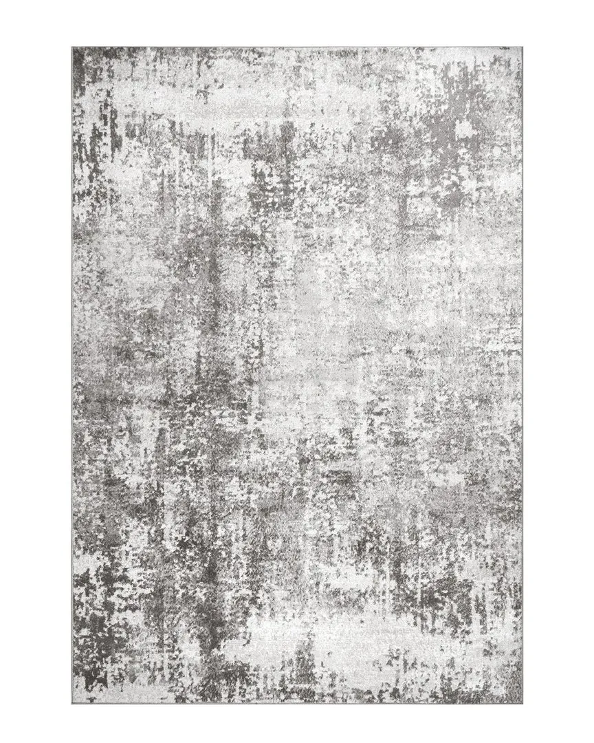 Jade Faded Abstract Area Rug - Gray, Polypropylene image