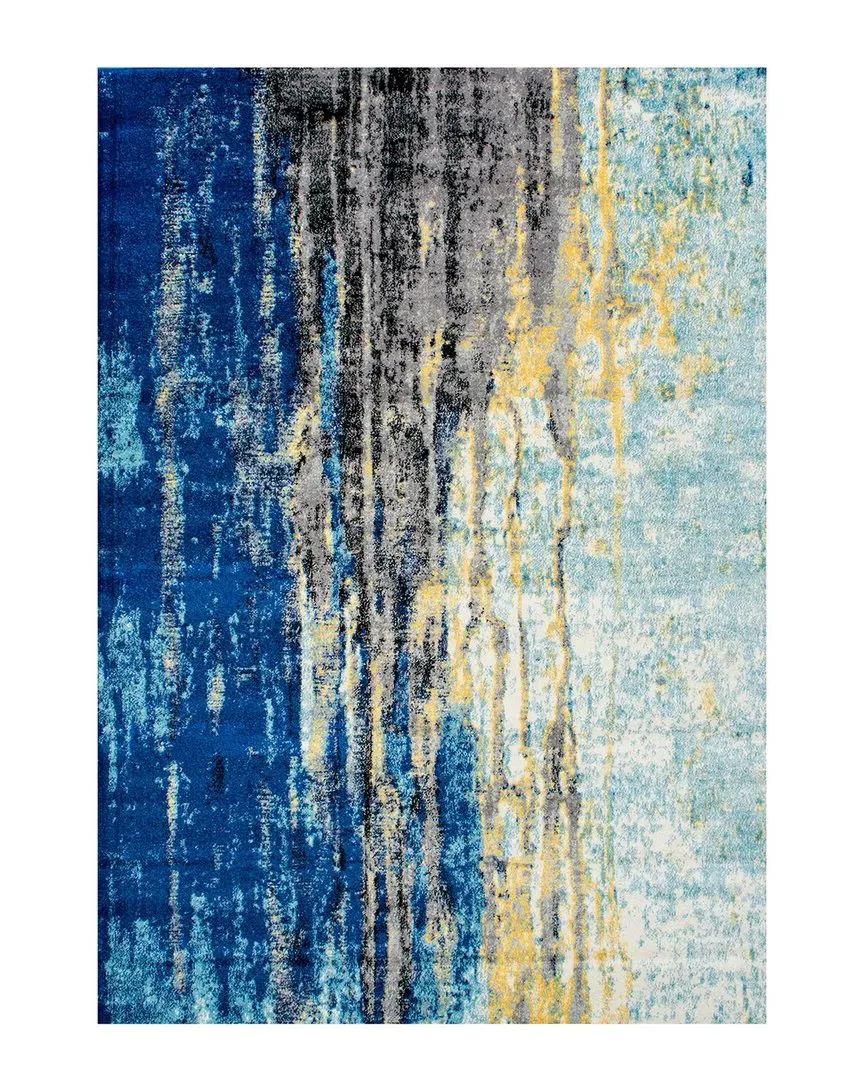 Katharina Abstract Rug - Blue, Polypropylene image