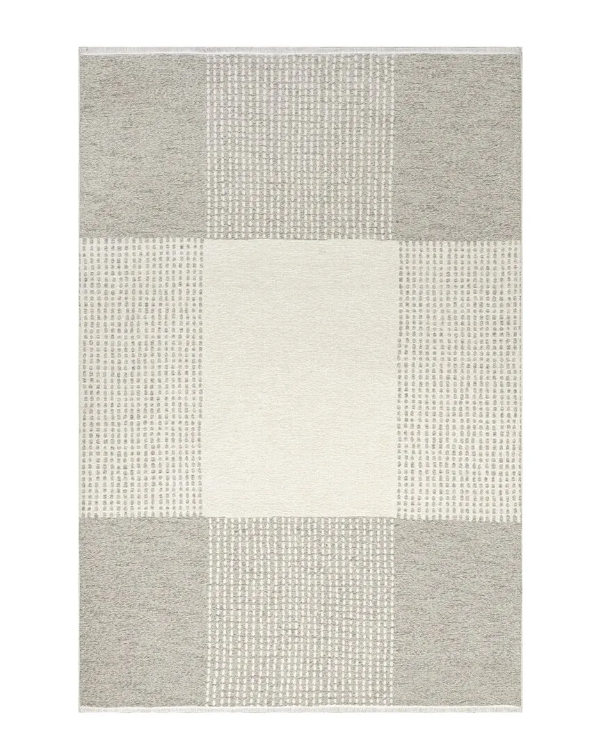Kirby SuperiorWash Plaid Reversible Machine Washable Rug - Cream image