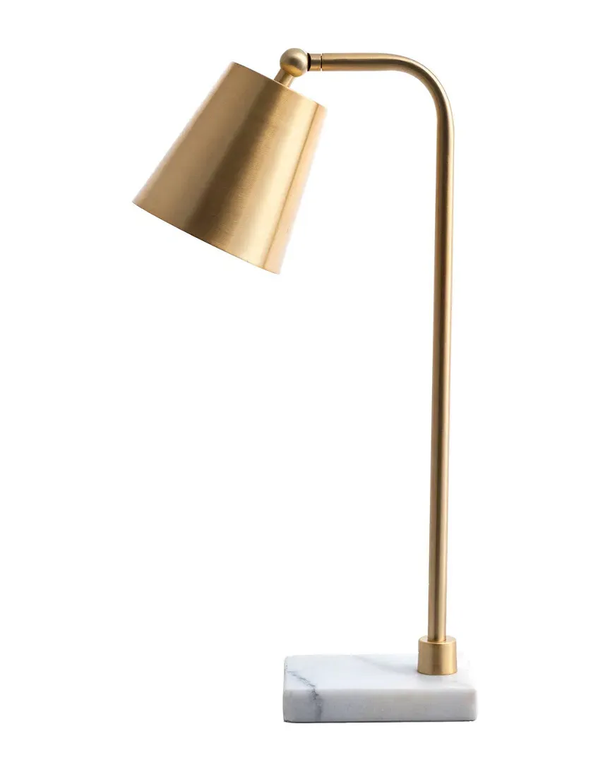 Leah Metal Hanging Bell Desk Lamp - Brass image
