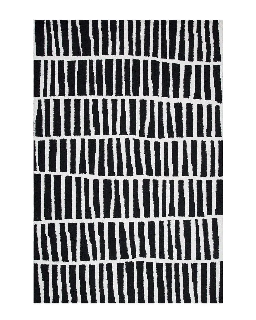 Lemuel Hand-Tufted Wool Rug - Black image