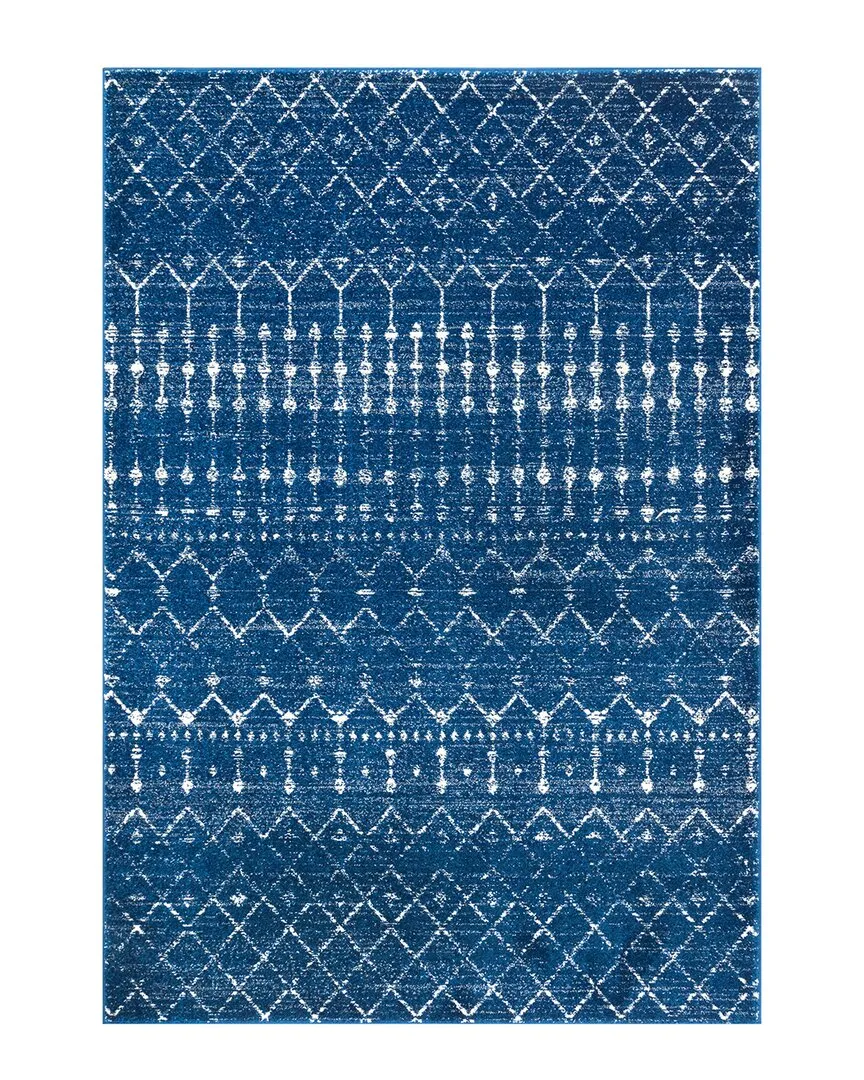 Moroccan Blythe Rug - Blue, Polypropylene