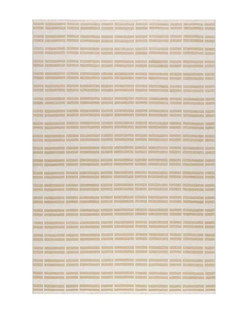 Mortica SuperiorWash Striped Machine Washable Rug - Taupe