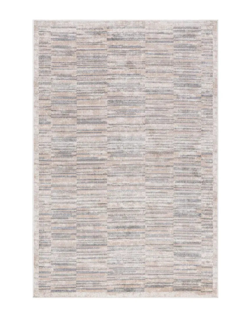 Nidhi Traditional Striped Rug - Grey, Polypropylene image