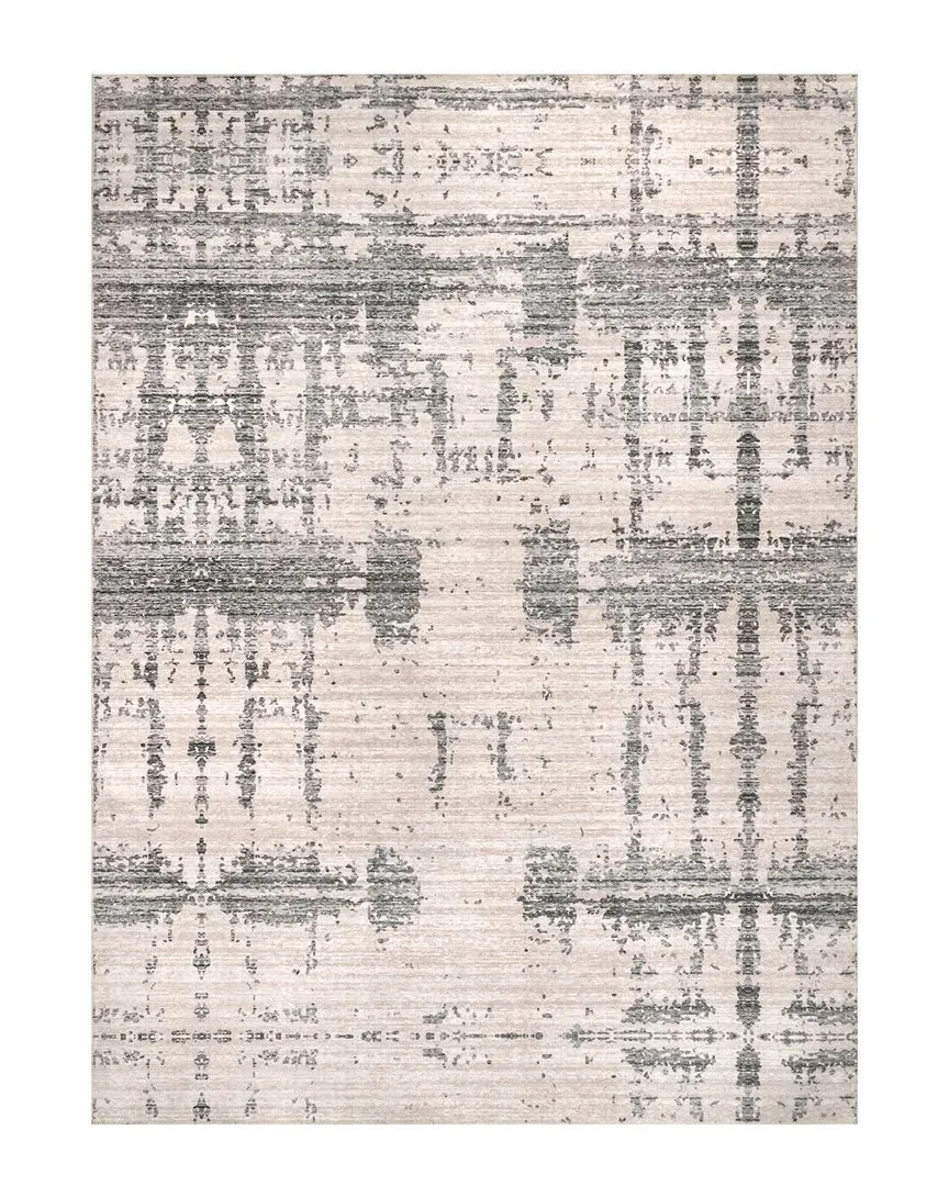 nuLOOM Ariana Abstract Washable Rug - Grey image