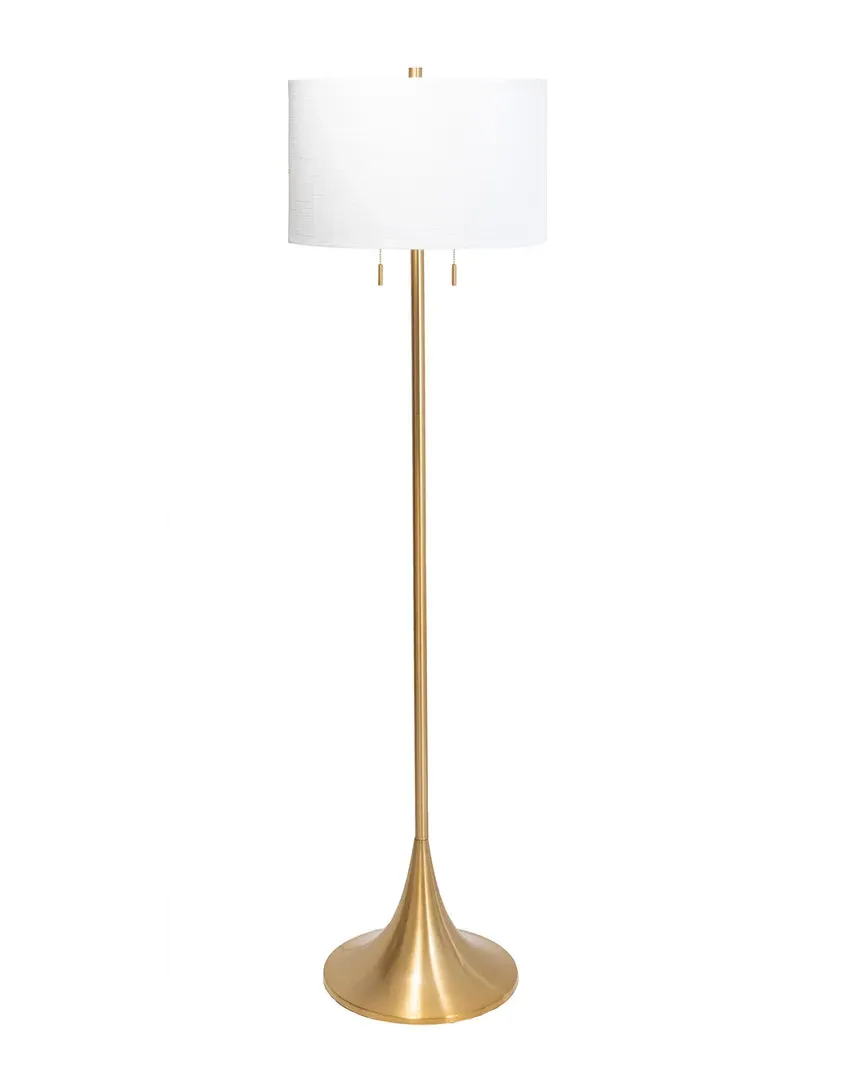 nuLOOM Deedra Floor Lamp - Gold, Metal image