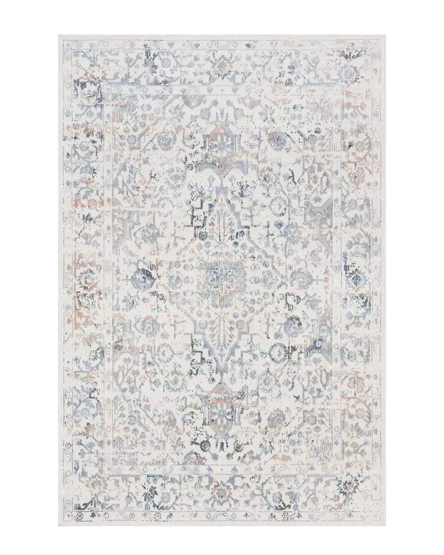 nuLOOM Everlee Faded Persian Machine Washable Area Rug image