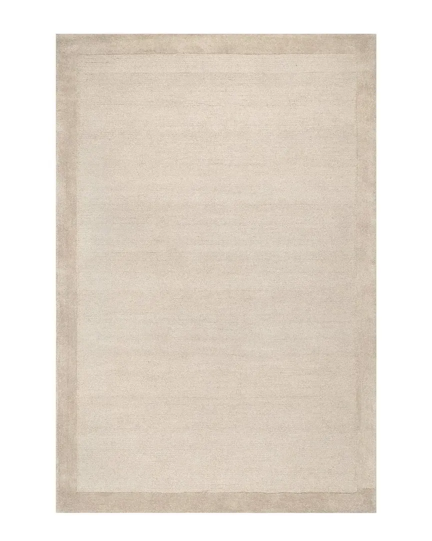 nuLOOM Marianne Monochromatic Wool Rug - Beige image
