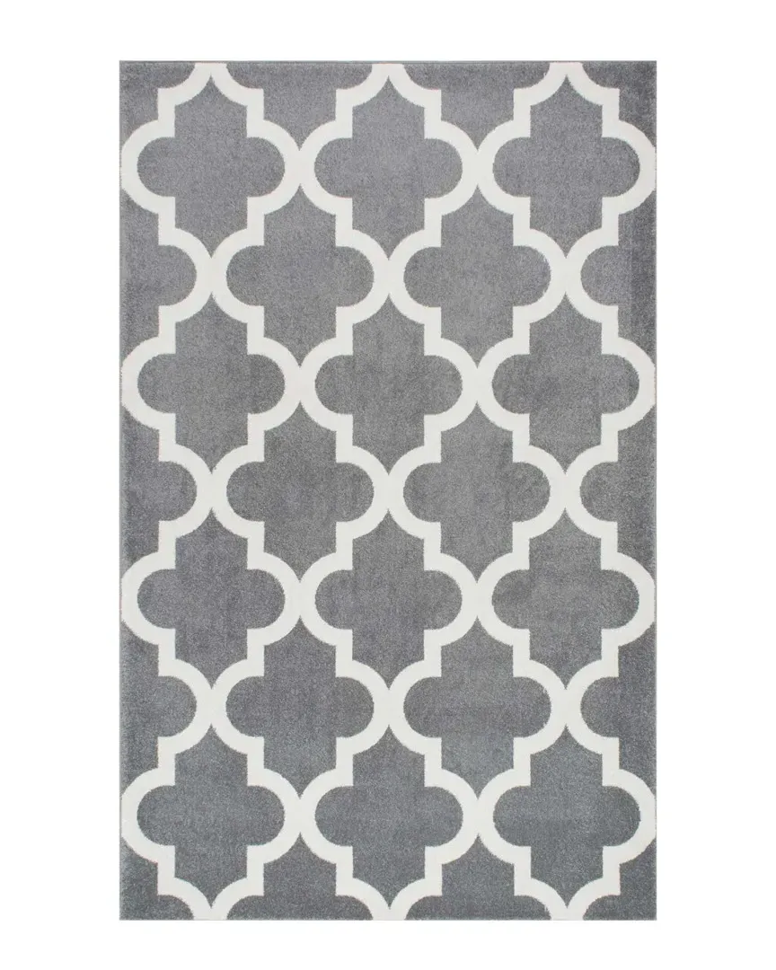 nuLOOM Meeker Trellis Indoor Rug - Grey image