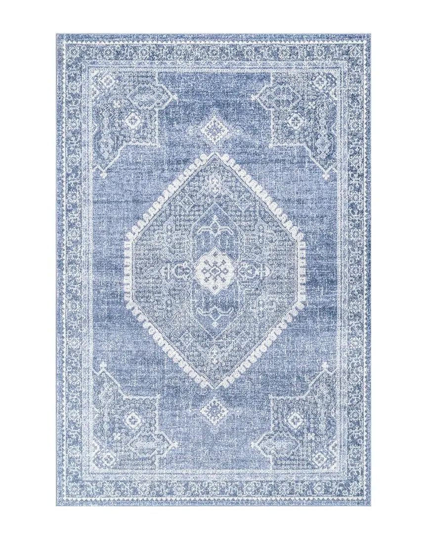 Persian Distressed Isla Rug - Blue, Polypropylene