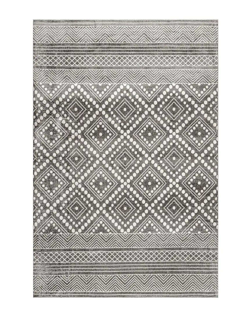 Phyllis Diamond Washable Rug - Grey image