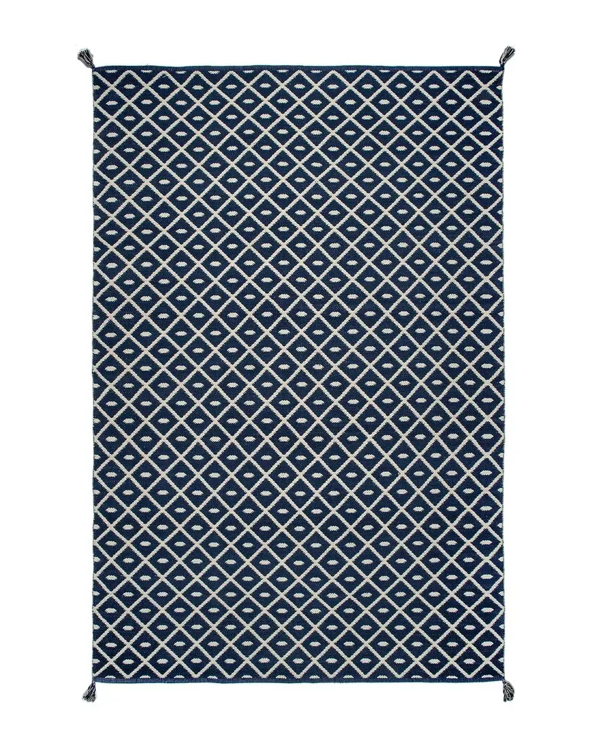 Quinn Flatweave Corner Tassel Rug - Multi, Cotton image