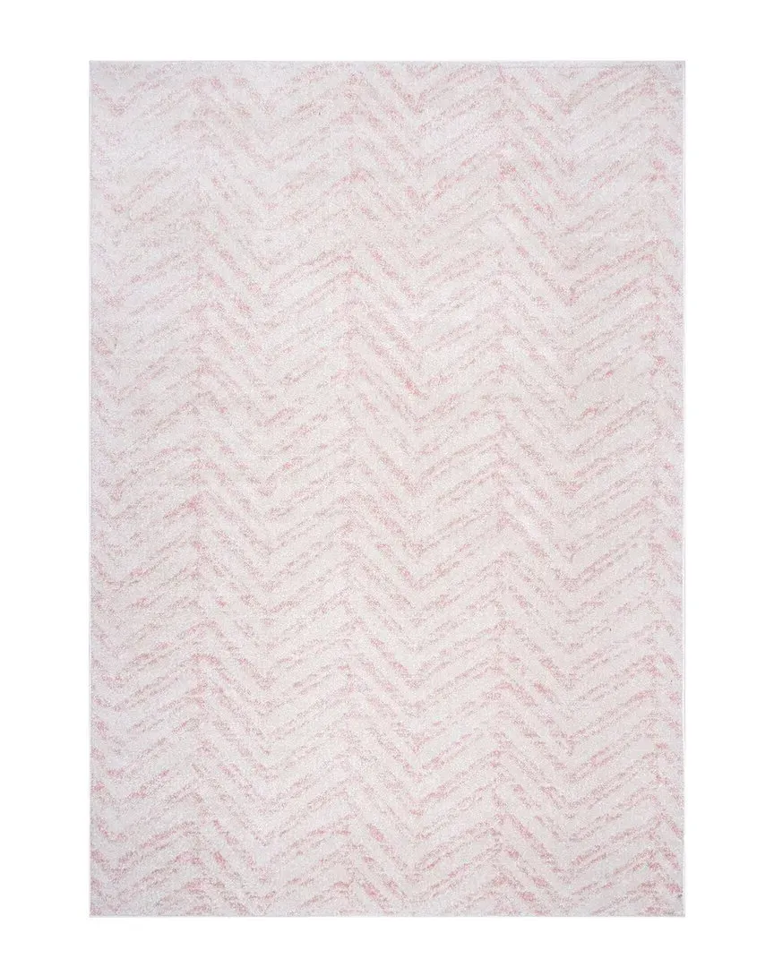 Rosanne Geometric Rug - Pink, Polypropylene