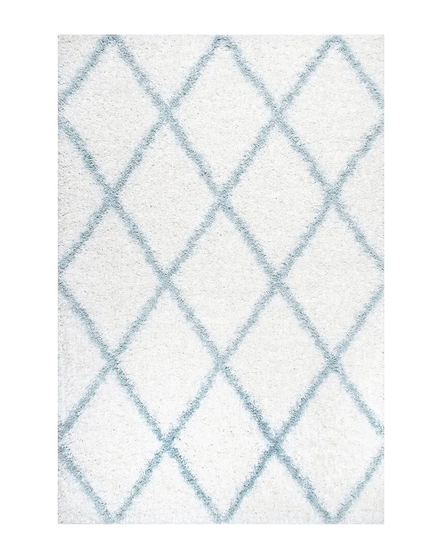 Shanna Shaggy Rug - Blue, Polypropylene image